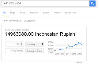 convert dari dolar ke rupiah