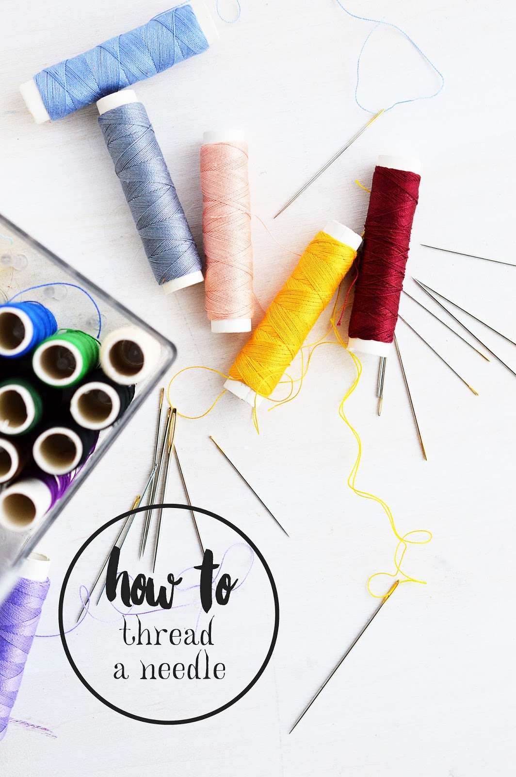 Crafter's KnowHow THREADING A SEWING NEEDLE (PROPERLY) Motte