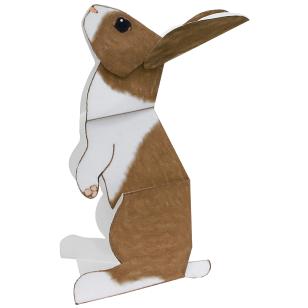 Kelinci Berdiri Seri Paper Craft Kelinci Berdiri Seri Paper Craft