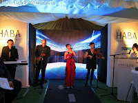 Jason Geh's music quartet performing LIVE during the event