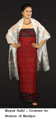 Mayek Naibi - Costume for Women of Manipur