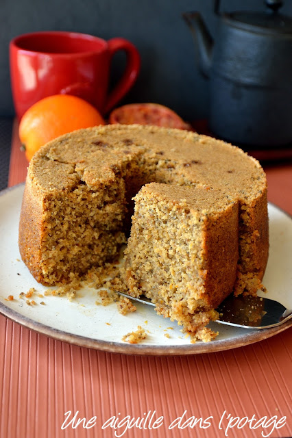 Gâteau moelleux à l'orange et aux graines de chia