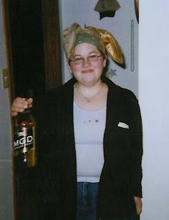 Me in 2004 dressed as the Easter Bunny for adults of drinking age