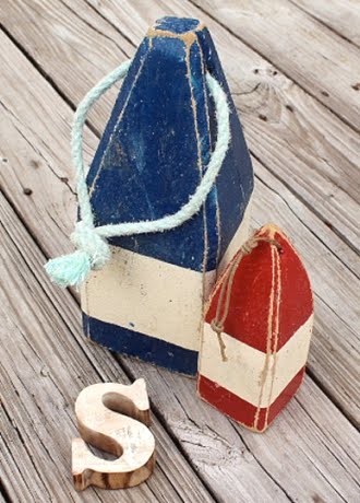 vintage lobster buoys