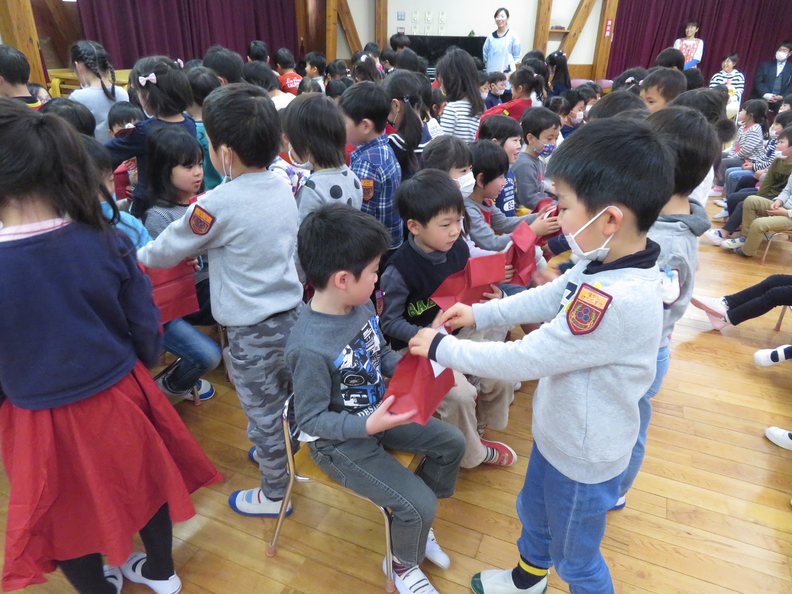 クリエ幼稚園ブログ 卒園おめでとうの会 ありがとうの会