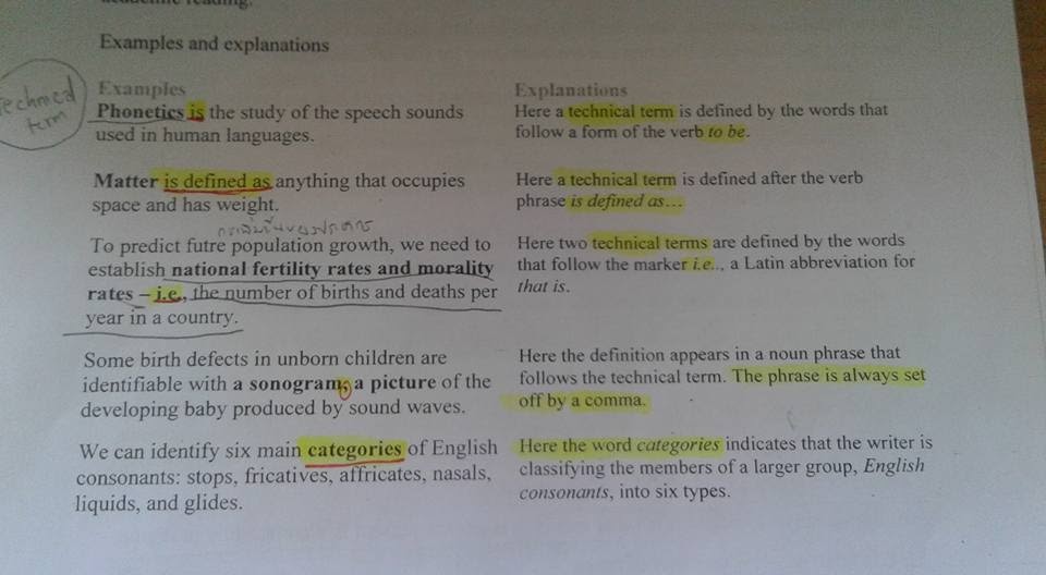A Discourse Approach in Reading Week12Definition and Classification