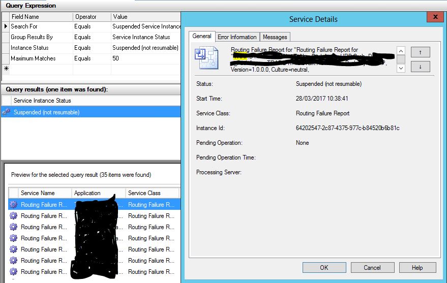 Routing Failure Report