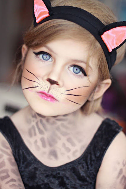 Easy and cute cheshire kitty cat halloween makeup ideas 2017 images
