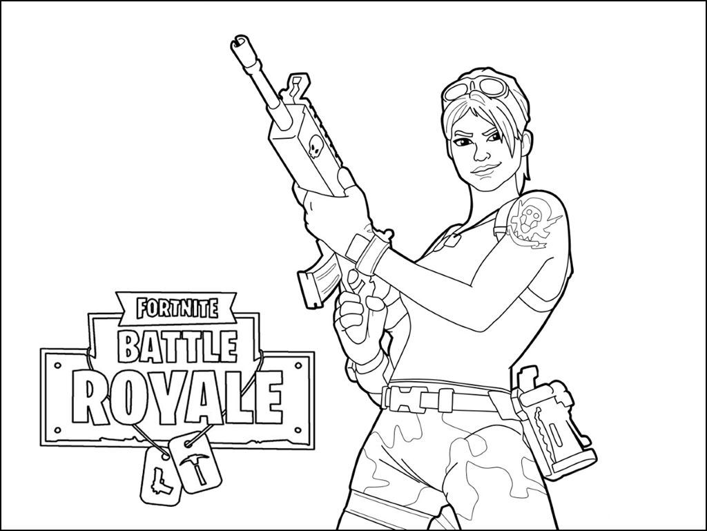 Best Fortnite Coloring Pages Printable FREE - Coloring Pages for Kids