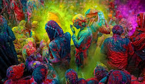 Holi Festival Celebration in Different Status in India