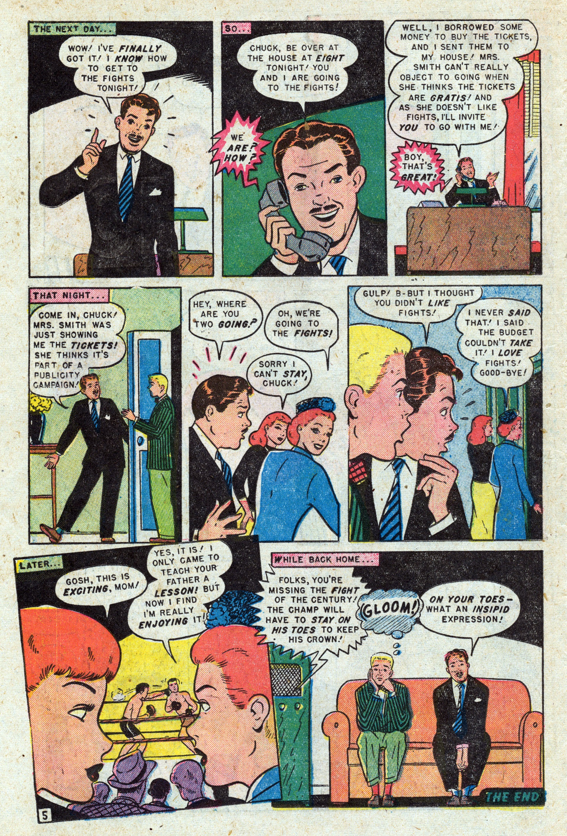 Read online Mitzi's Boy Friend comic -  Issue #4 - 26