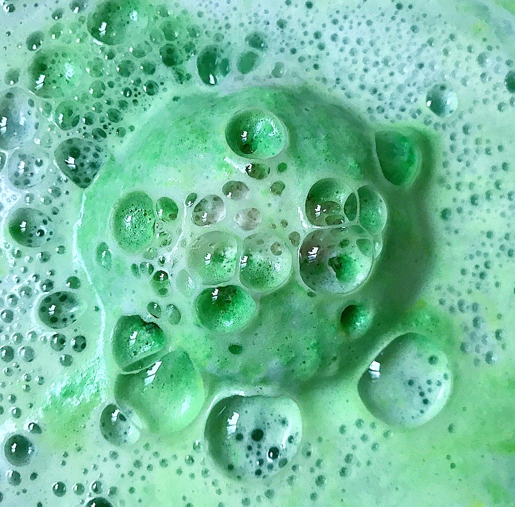 All Things Lush UK Green Coconut Jelly Bath Bomb