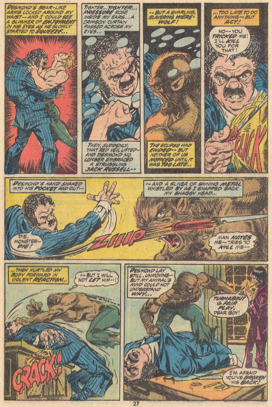 Read online Werewolf by Night (1972) comic -  Issue #5 - 20