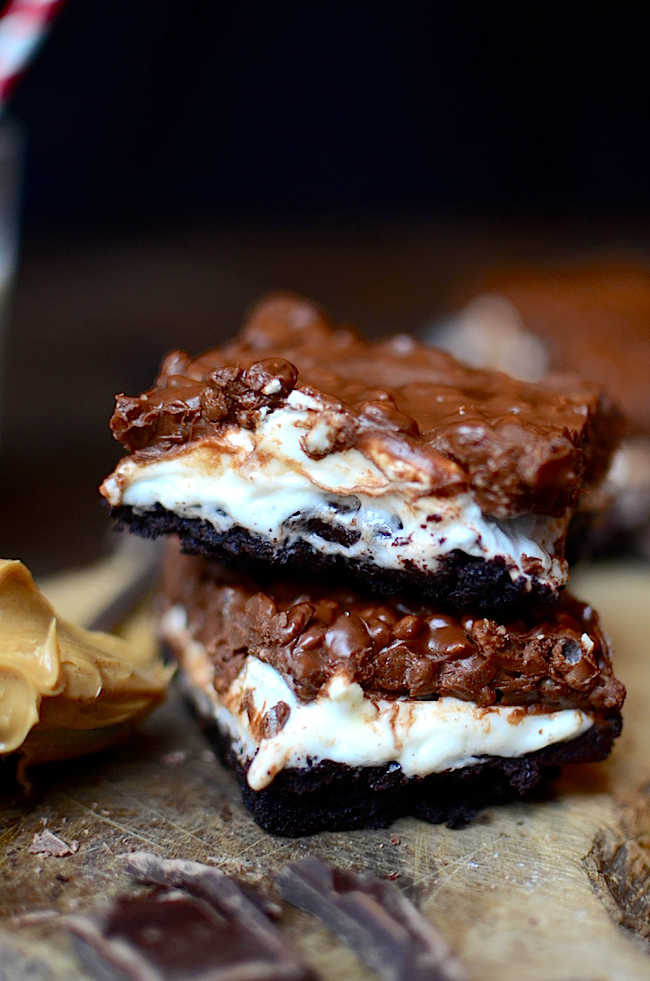Yammie's Noshery Flourless Marshmallow Crunch Brownies