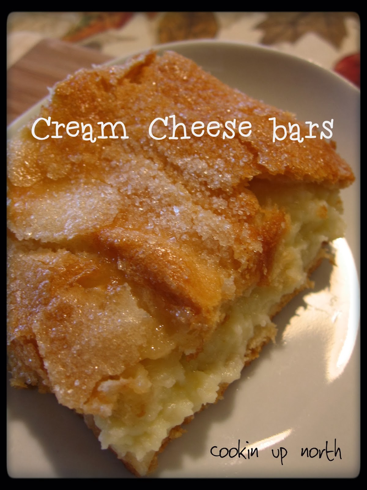 cookin' up north Cream Cheese Bars