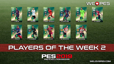 Players of the Week 2 | POTW 2 | PES 2019
