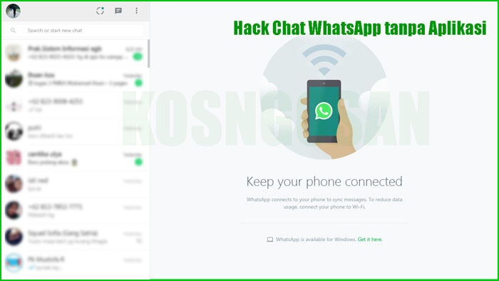 Cara Melihat Chat Wa Whatsapp Orang Lain Dari Jarak Jauh Kosngosan