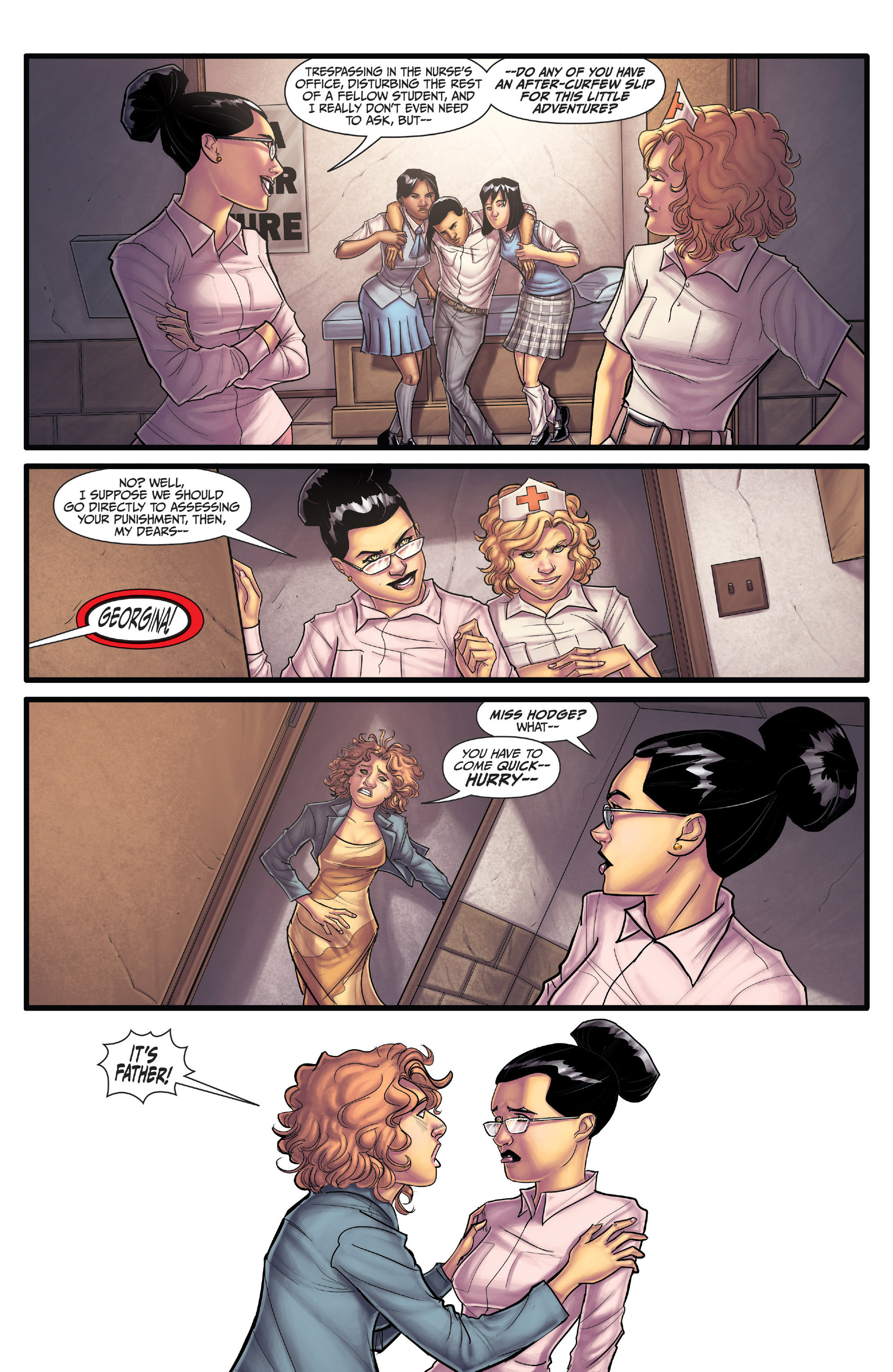 Read online Morning Glories comic -  Issue #23 - 4