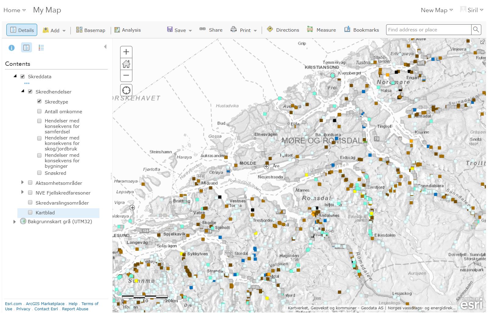 Sirils GIS-blogg: Lag ditt første kart i ArcGIS Online