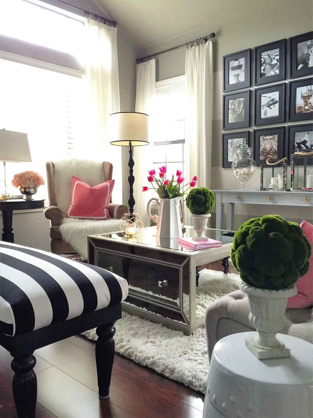 Home and Fabulous DECORATING WITH PINK