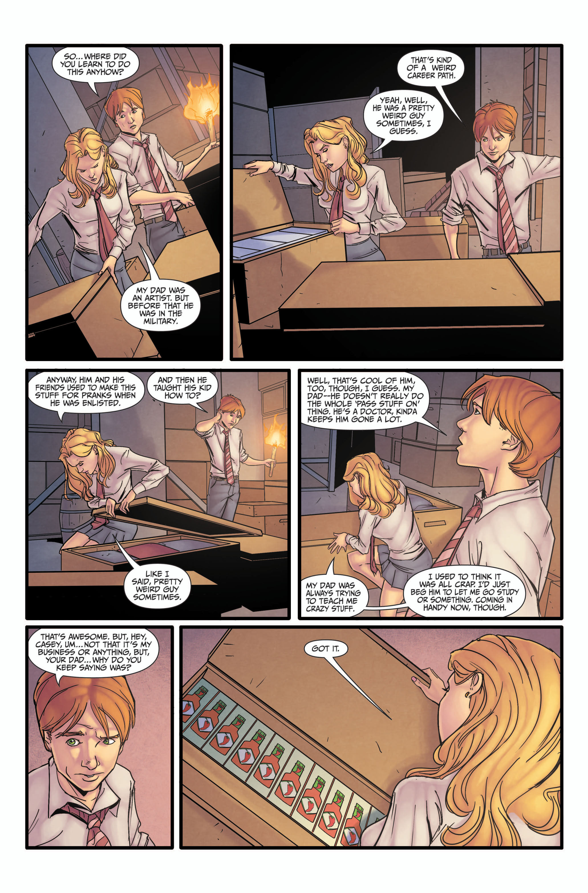 Read online Morning Glories comic -  Issue #4 - 20