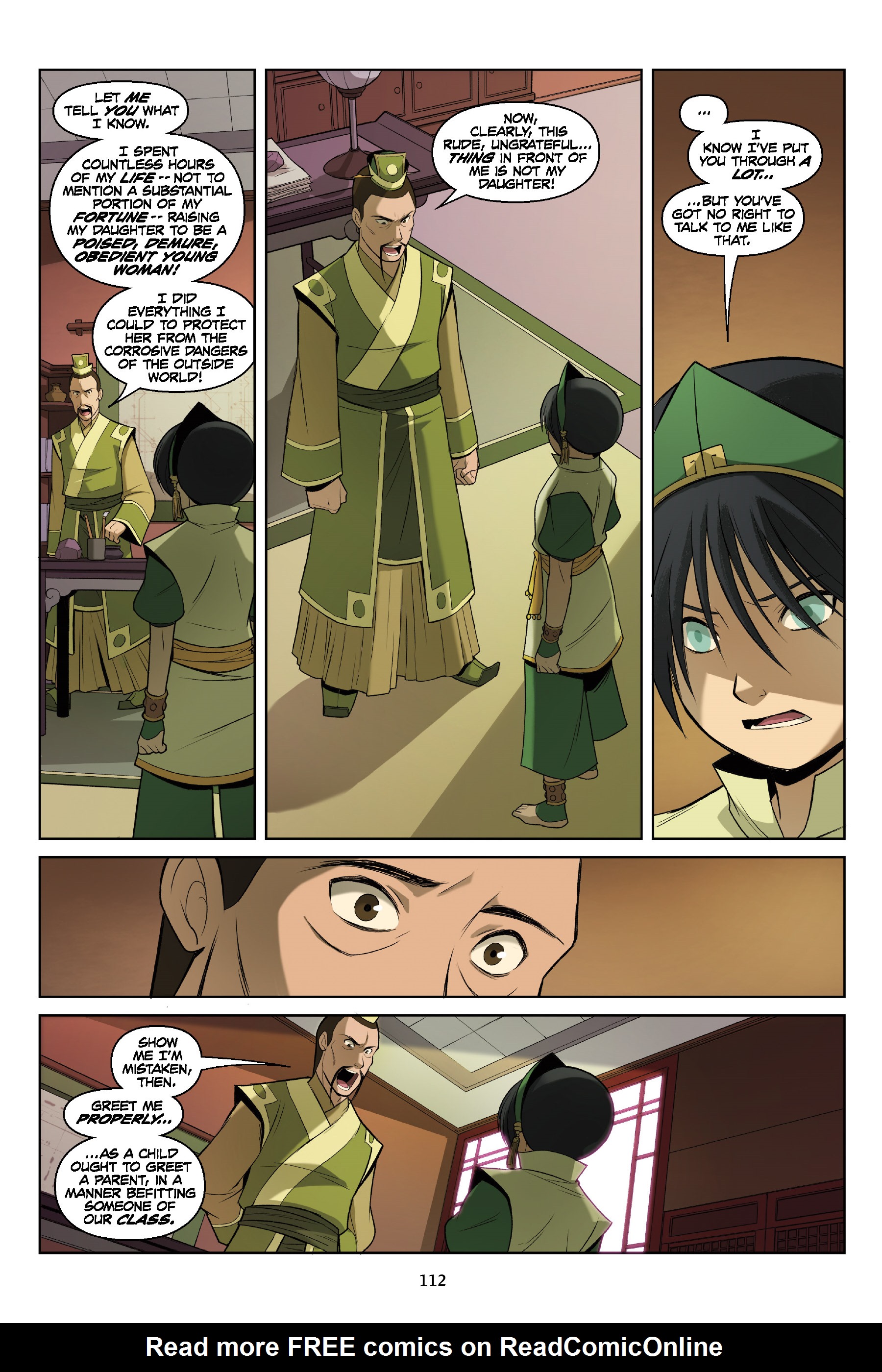 Read online Nickelodeon Avatar: The Last Airbender - The Rift comic -  Issue # _Omnibus (Part 2) - 12