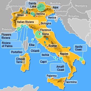 italy italia map places city rome amalfi