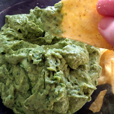 Great Guacamole:  A creamy dip of pureed avocados and spices.