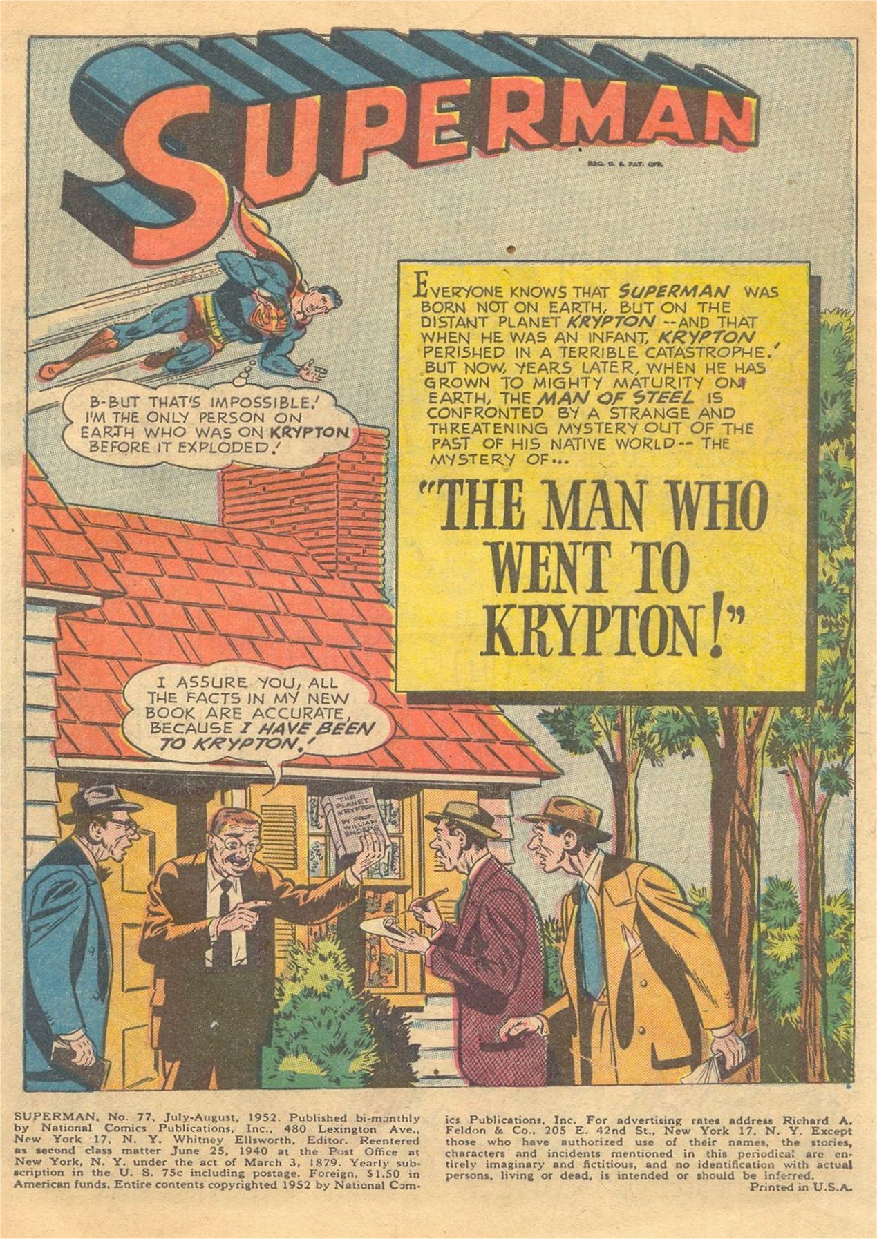 Read online Superman (1939) comic -  Issue #77 - 2