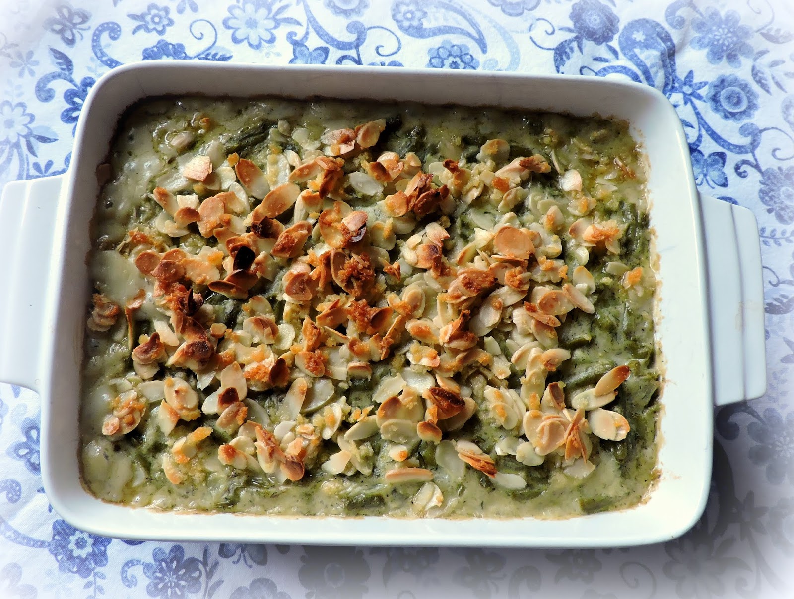 Green Bean & Almond Casserole The English Kitchen