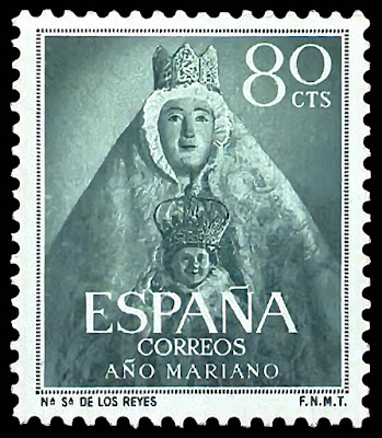 FILATELIA - AÑO MARIANO 1954 - Nuestra Señora de los Reyes (Sevilla)