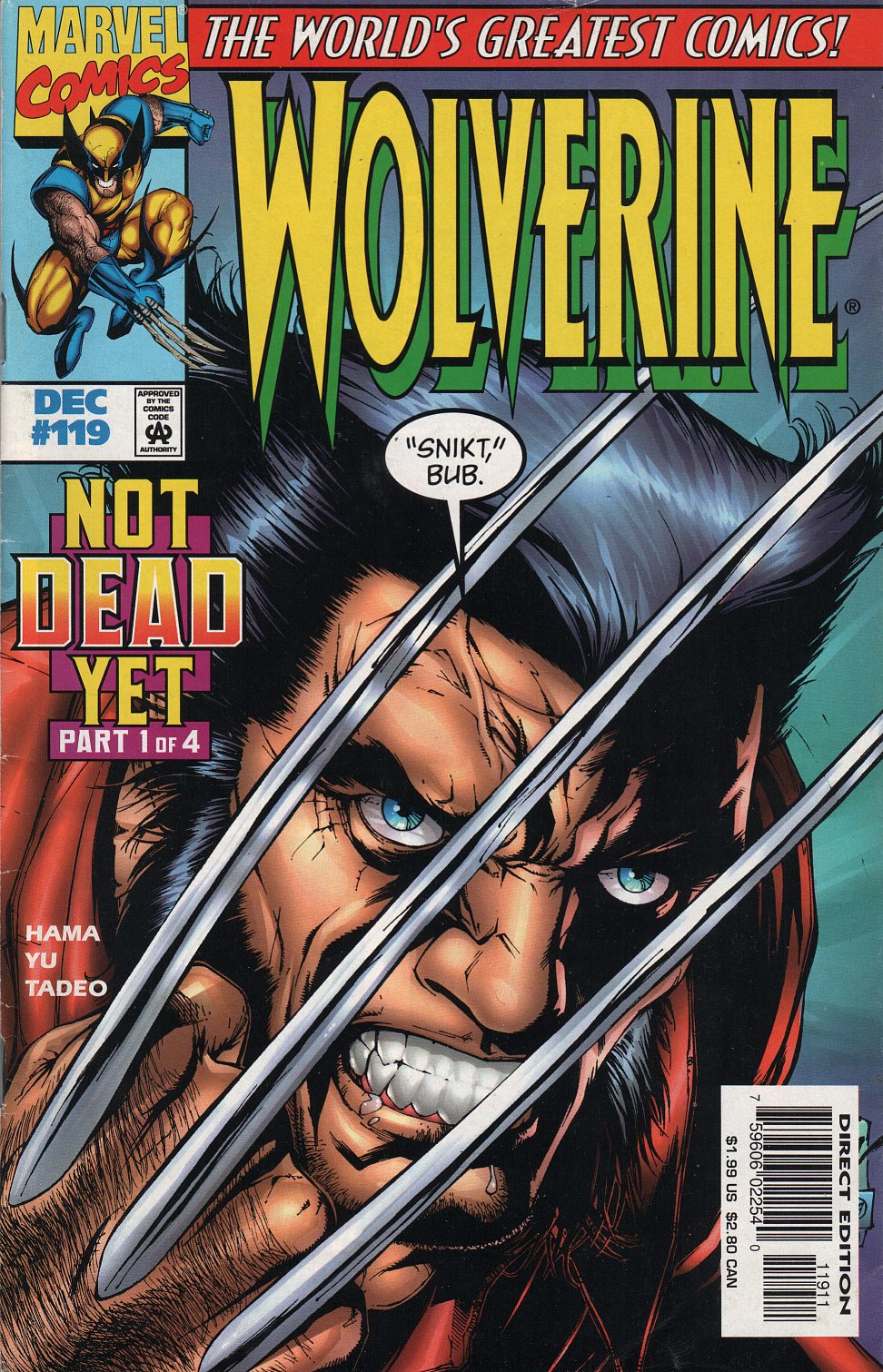 Read online Wolverine (1988) comic -  Issue #119 - 2