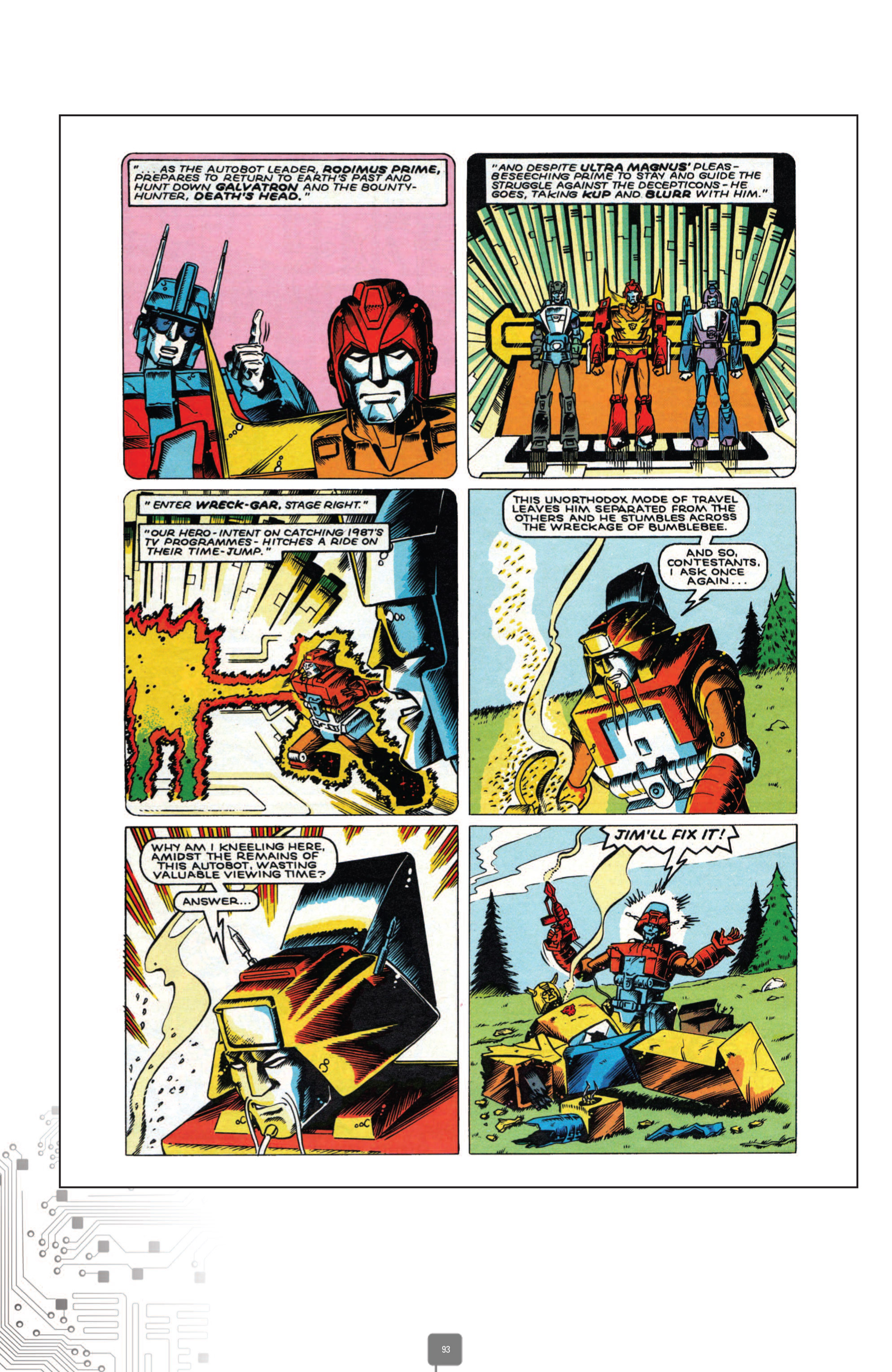 Read online The Transformers Classics UK comic -  Issue # TPB 4 - 93