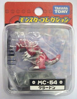 Groudon figure Takara Tomy Monster Collection MC series