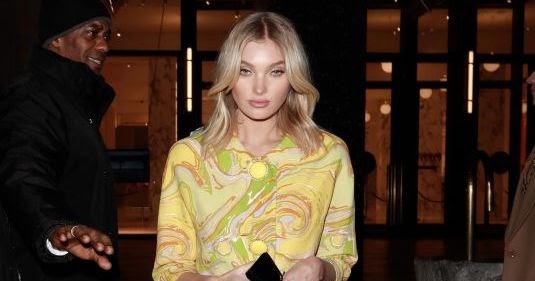 Elsa Hosk Leaving Pat Mcgrath A Technicolour Odyssey Launch Party In
