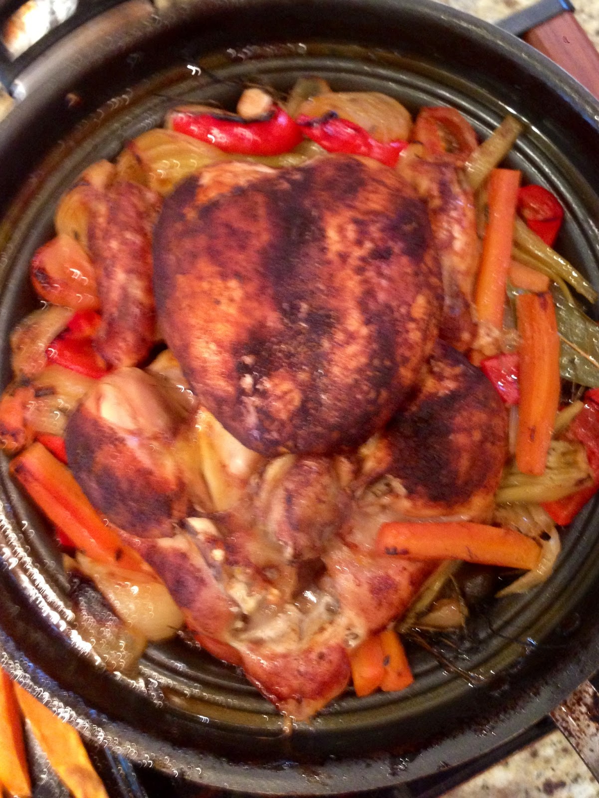 Spanish PotRoast Chicken