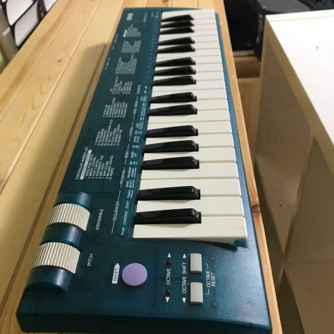 MATRIXSYNTH Transparent Blue Yamaha CBXK1 37key Mini Midi Synthesizer