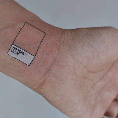 Temporary Tattoo Inspired by Pantone