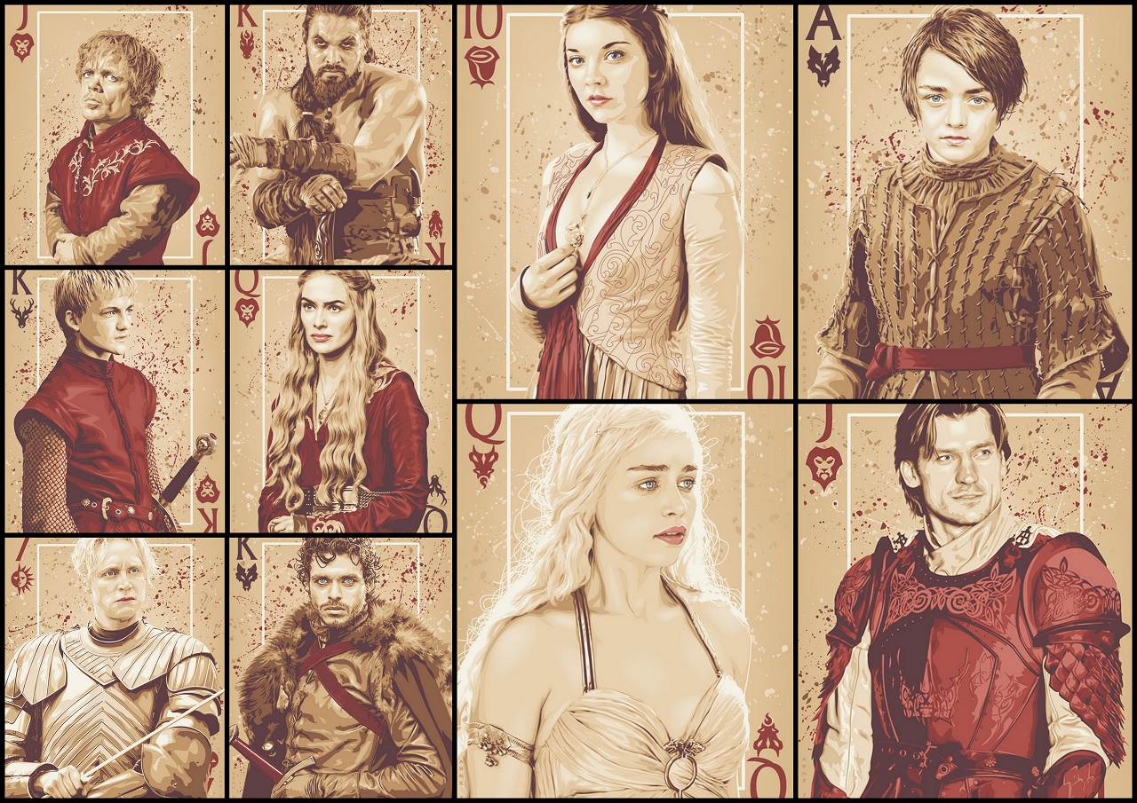 Game Of Thrones Free Printable Posters Like Poker Cards Oh My Fiesta 