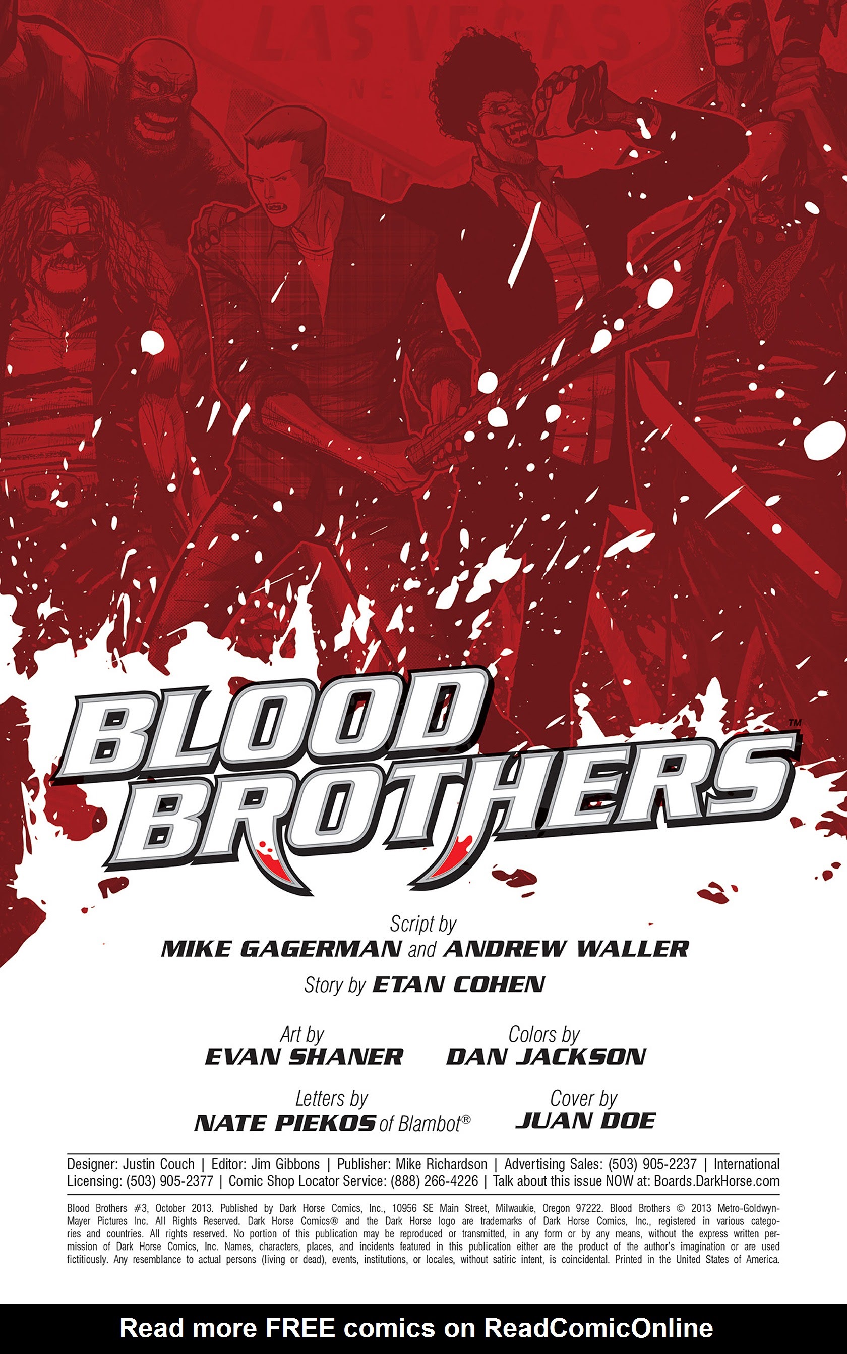 Read online Blood Brothers (2013) comic -  Issue #3 - 2