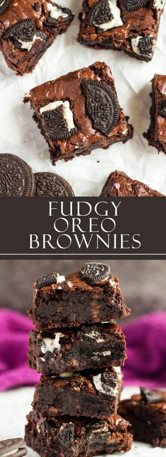 Fudgy Oreo Brownies Fudgy Oreo Brownies