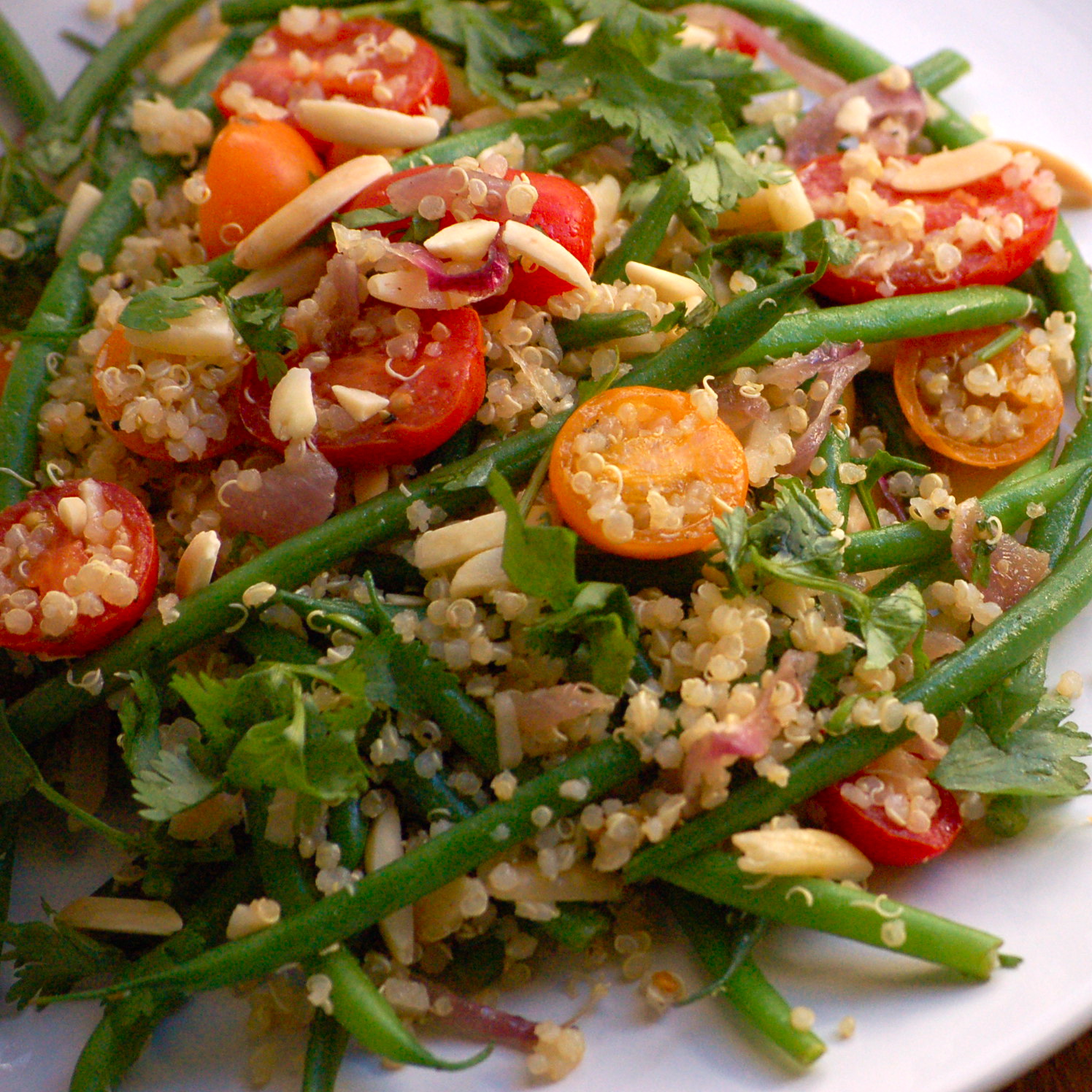 A Simply Raw Life: HARICOT VERT + HEIRLOOM TOMATO SALAD