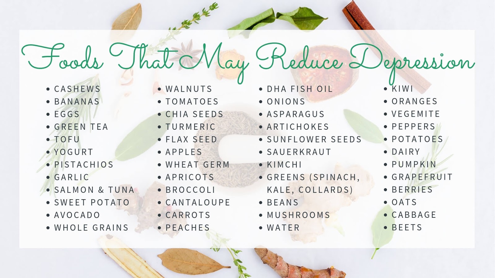 foods to stockpile for depression foods to stockpile for depression