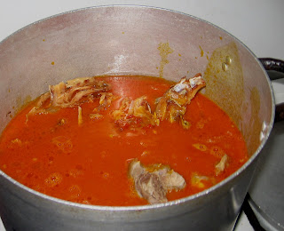 Cooking banga afang soup with step by step pictures 03
