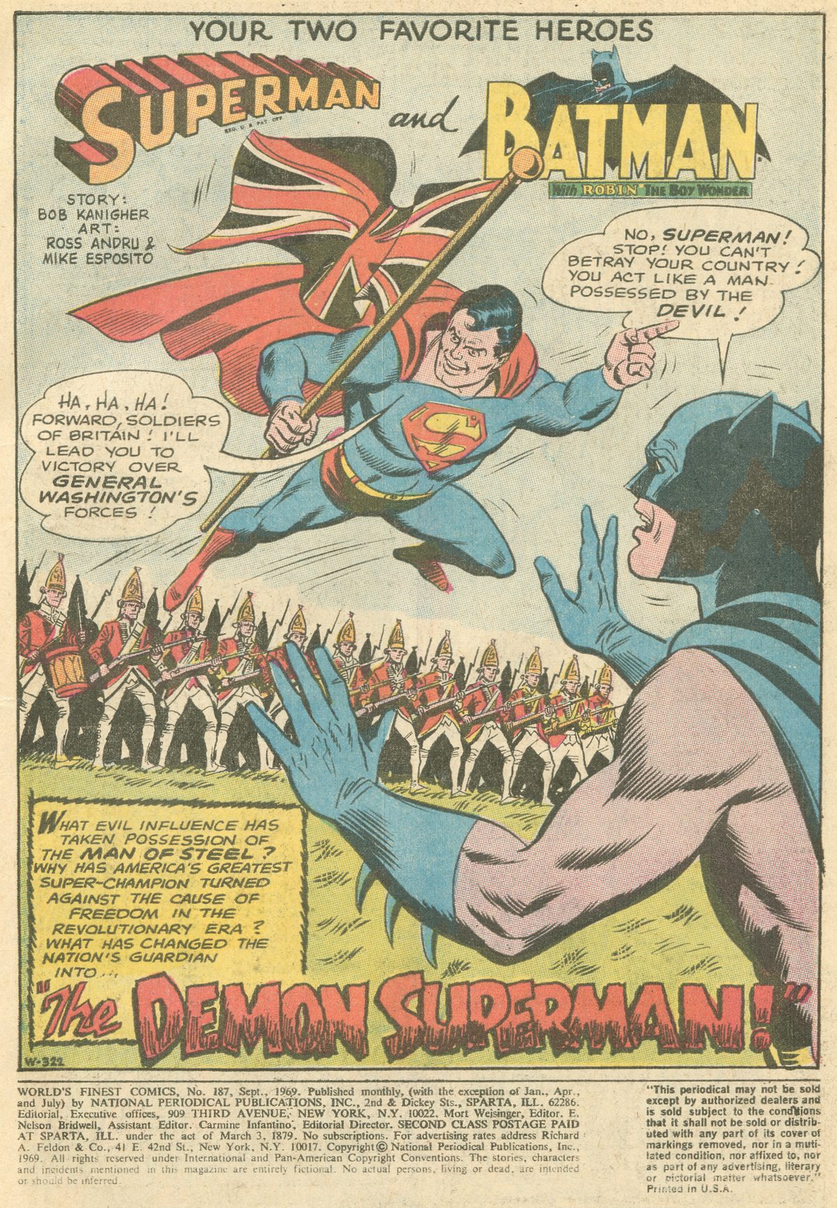 Worlds Finest Comics 187 Page 1