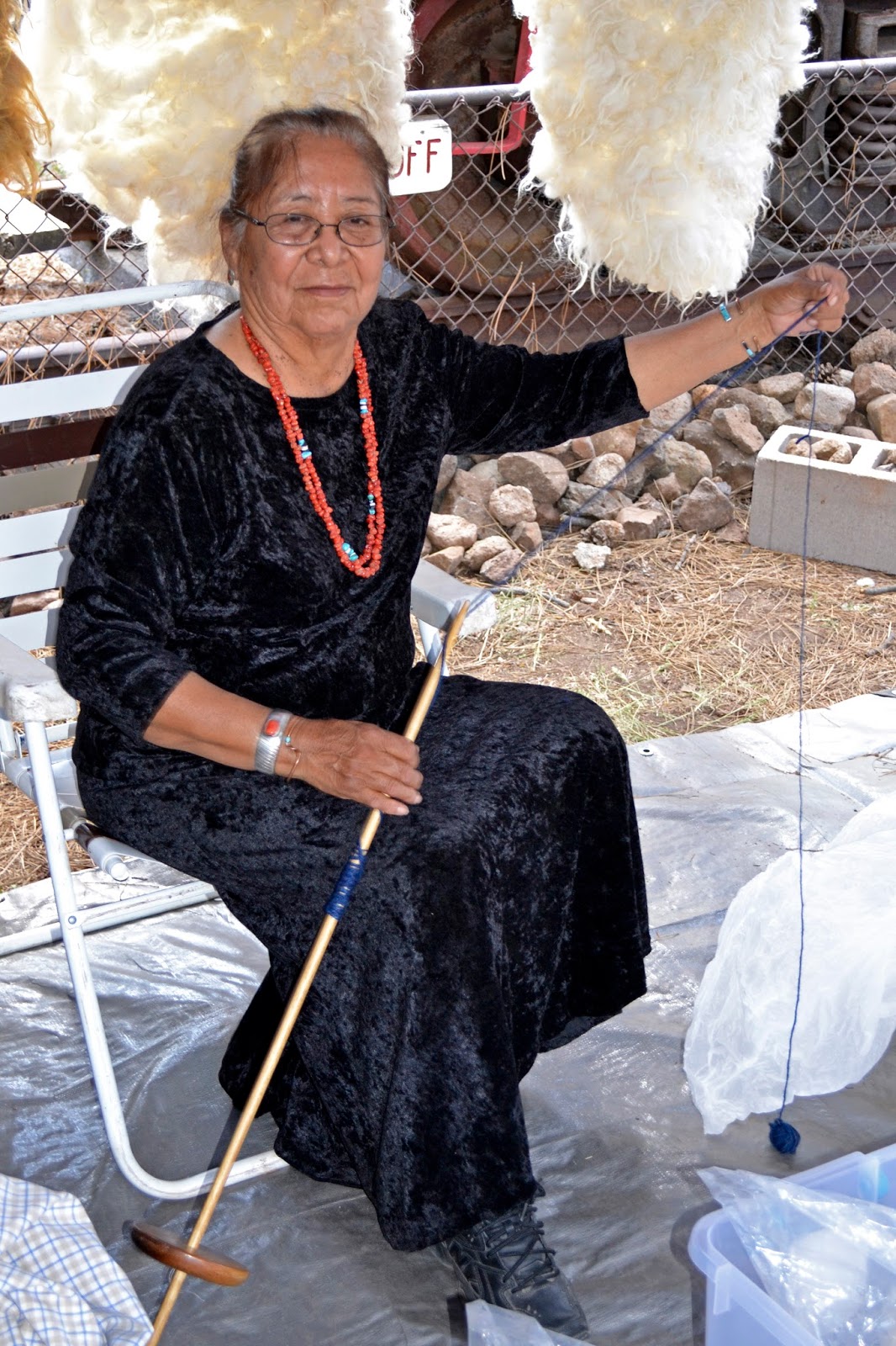 Tangible Daydreams Flagstaff Fiber Festival, and escaping the heat