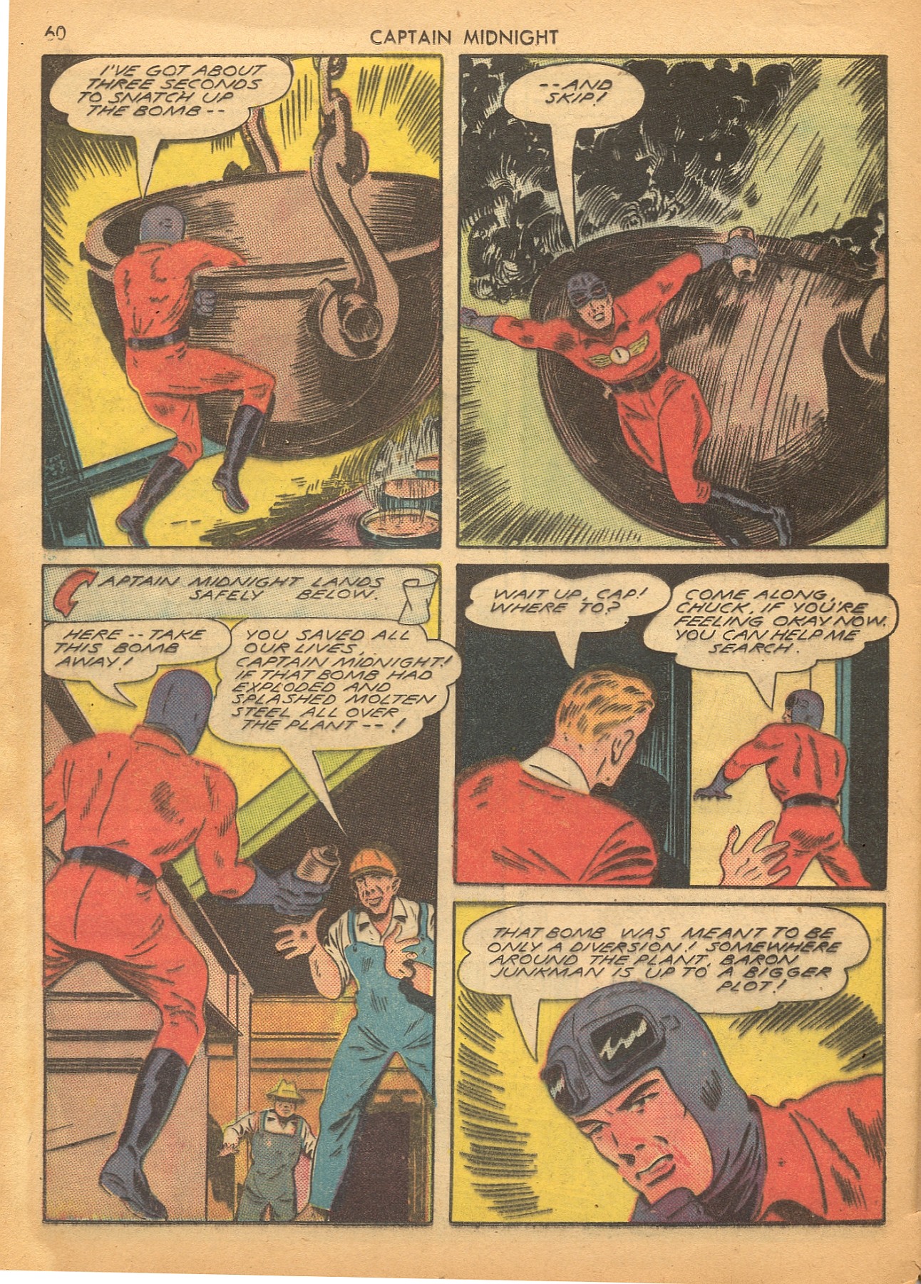 Read online Captain Midnight (1942) comic -  Issue #4 - 61