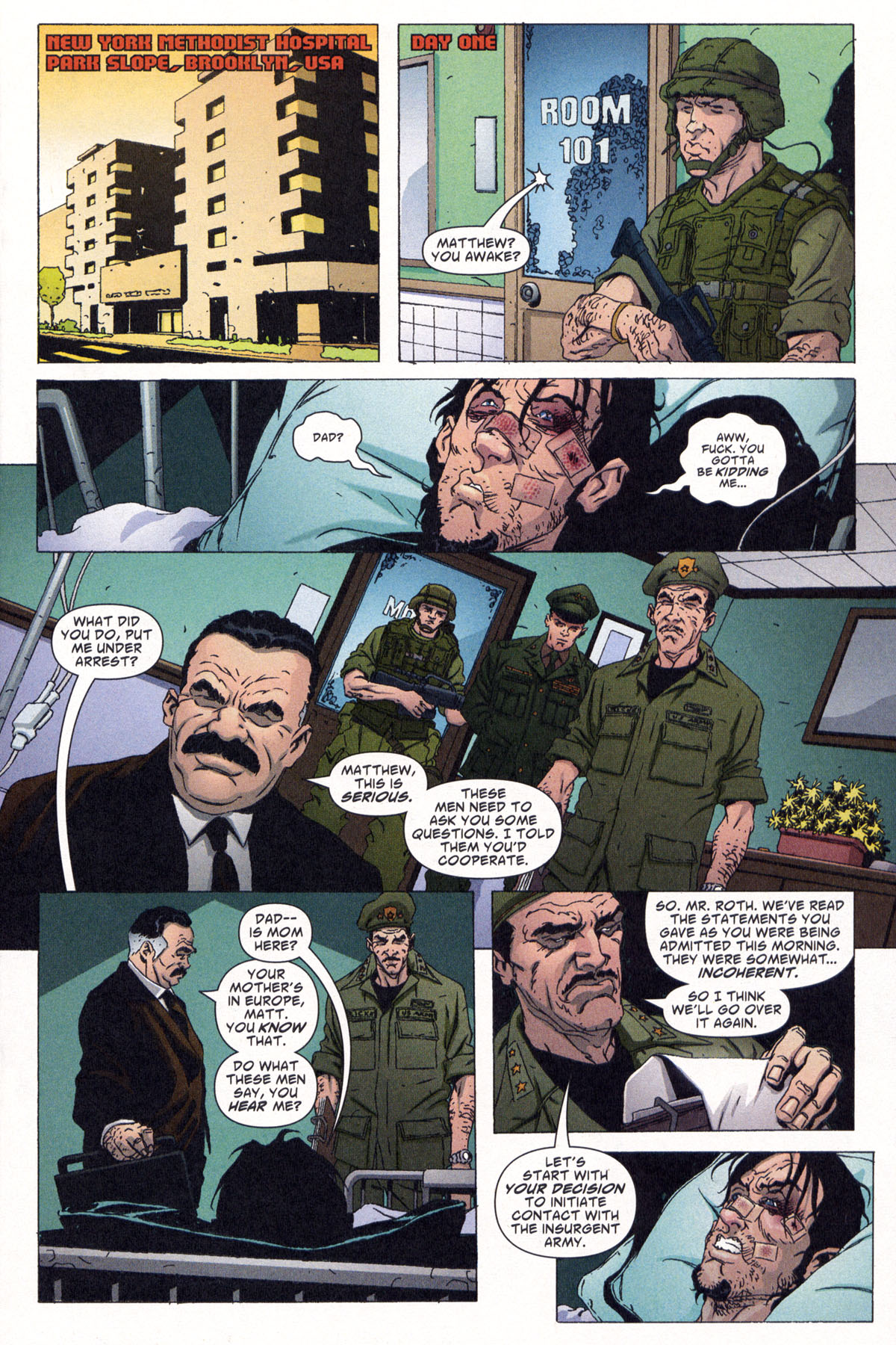 Read online DMZ (2006) comic -  Issue #7 - 4