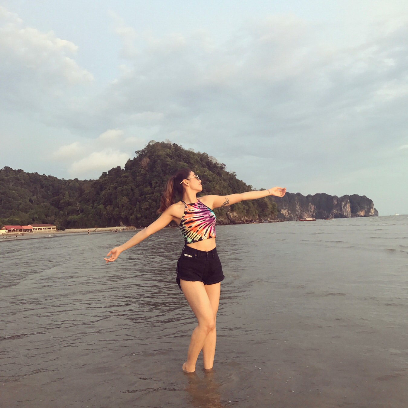 Thinzar Wint Kyaw Happy Time At The Beach In Myanmar New Holiday