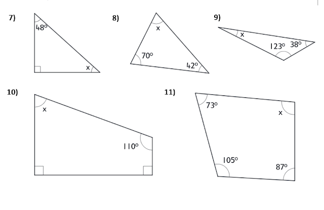 Year 6 angles sats questions image